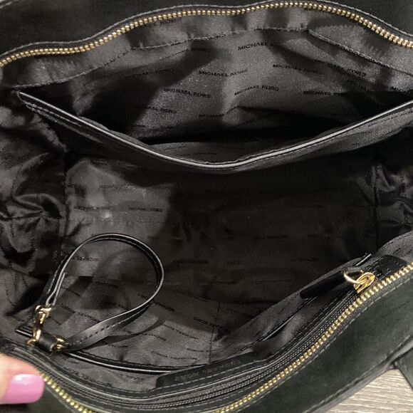 Michael Kors Whitney style black pebbled leather purseshoulder bag tote classic - Picture 10 of 11